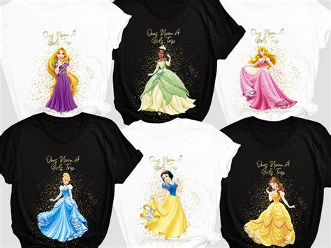 Disney Princess Shirt Women Disney Shirts Girls Trip 2021 Etsy