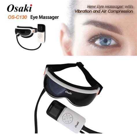 Osaki Portable Eye Massager With Music Headphones 7 Preset Massages