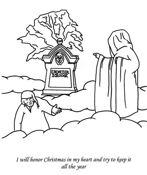 christmas carol coloring pages