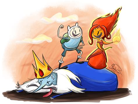 Adventure Time Time Flame Princess Art