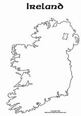 Coloring Isles Irlanda St Unity Coloringhome Patricks sketch template