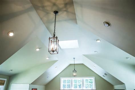 put recessed lights   vaulted ceiling alternatives