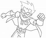 Robin Coloring Pages Teen Titans Titan Go Printable Batman Colouring Getcolorings Party Getdrawings Library Clipart Popular Draw Description Line sketch template