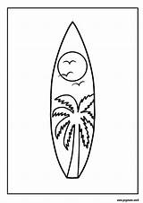 Surfboard Colouring sketch template