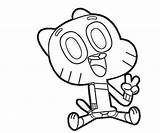Gumball Coloring Pages Watterson Machine Pice Amazing Cliparts Drawing Tv Anais Template Getdrawings Clip Color Popular Getcolorings Avondale Style Coloringhome sketch template