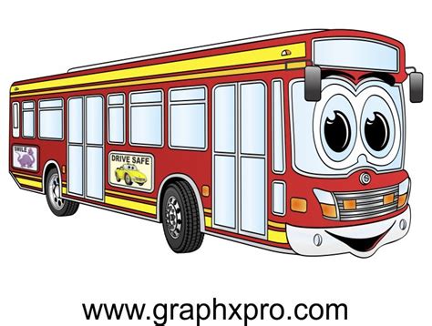 Pin On Bus Cartoons