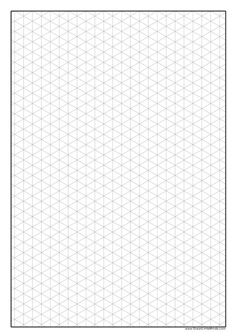 printable isometric graph paper  printable graph paper