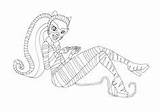 Coloring Monster High Pages Fun Happy sketch template