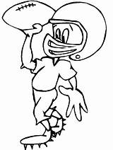 Coloring Pages Football Sports Printable Kids Sport Colouring Baseball Field Book Mallard Duck American Clipart Cliparts Helmet Drawing Player Clip sketch template