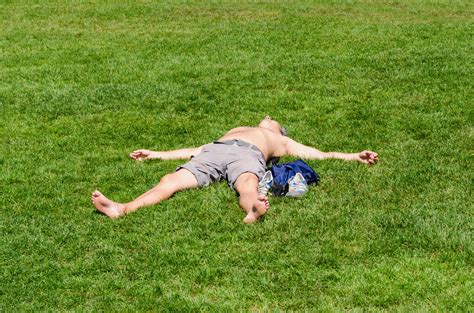 Man Lying On The Grass ~ People Photos On Creative Market