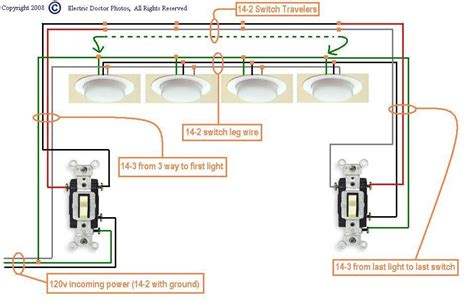 wiring diagram    switches multiple lights  light emma diagram
