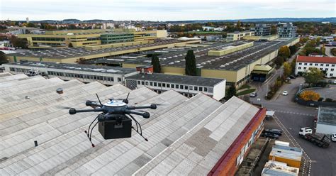 zf    germany  fly drones  plant premises zf