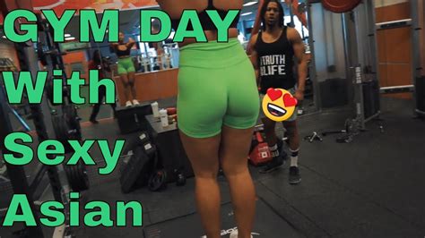 Gym Vlog Workout With A Sexy Asian Youtube
