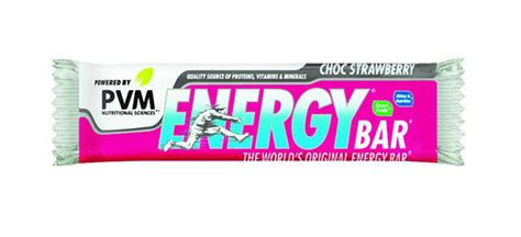 Pvm Energy Bar Choc Strawberry 20 X 45g Bars Shop Today Get It