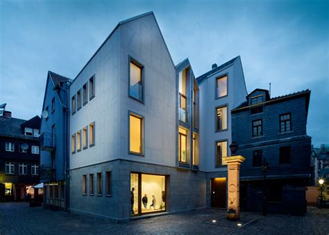 engraved pattern covers franken architekten s frankfurt house