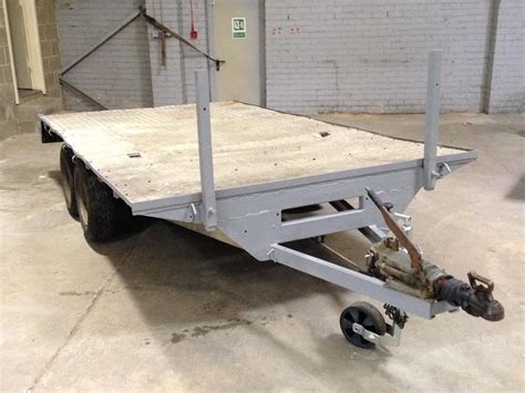 secondhand trailers flat bed trailers heavy duty twin