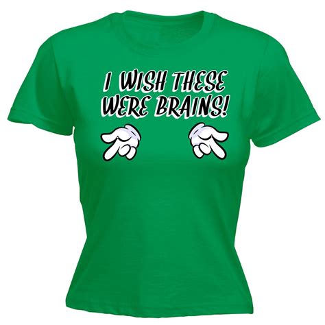 i wish these were brains womens t shirt tee naughty adult funny mothers