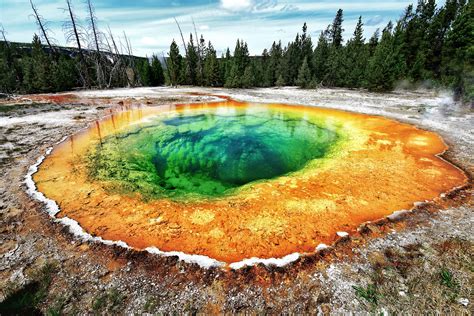 Morning Glory Pool In Yellowstone The Pool Was Initially Called
