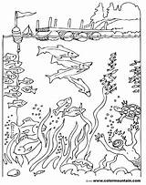 Coloring Diver Pages Deep Sea Scuba Drawing Color Getcolorings Getdrawings Printable Activity sketch template