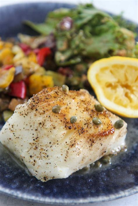Pan Seared Chilean Sea Bass With Lemon Butter Video Cooked By Julie