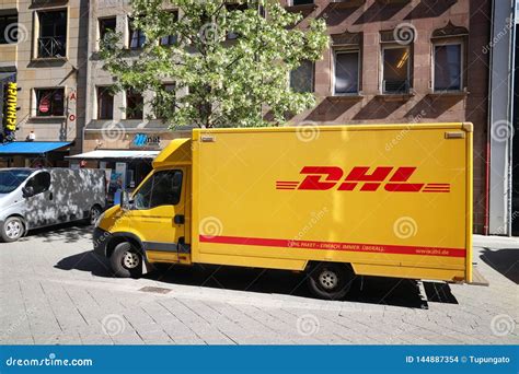 dhl germany editorial stock image image  freight