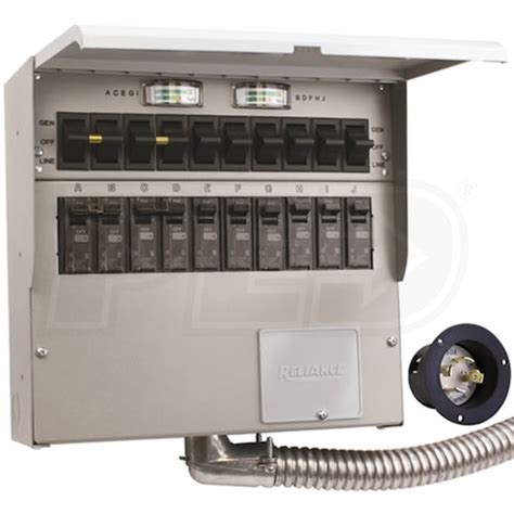 reliance controls protran   amp   circuit indoor transfer switch  wattmeters