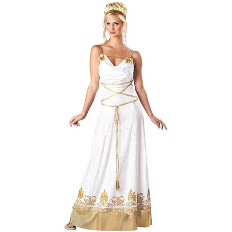 ladies grecian goddess god toga greek fancy dress costume outfit roman