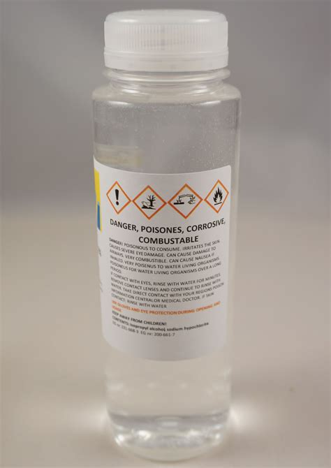 isopropanol  sodium hypochlorite   ml antiviral