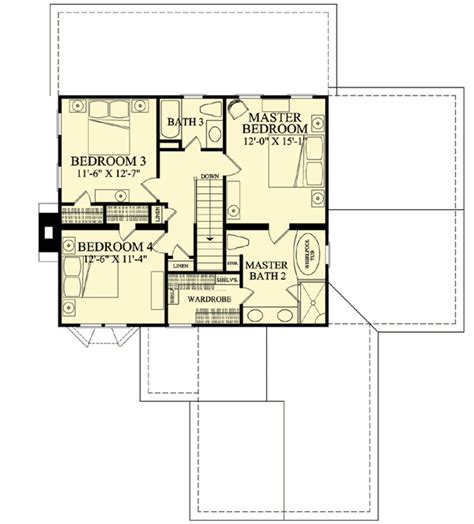 cottage   master suites wp architectural designs house plans