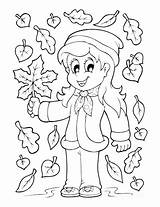 Coloring Pages Kids Thanksgiving Fall Autumn Book Printables Pdf sketch template