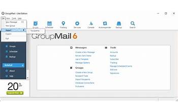 GroupMail Personal Edition screenshot #2