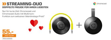 duo google chromecast  audio fuer nur