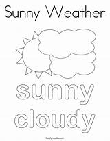 Weather Coloring Sunny Sun Built California Usa sketch template