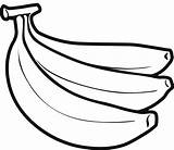 Banana Drawing Outline Clipart Coloring Pages Hatching Fruit Cross Printable Easy Bananas Line Kids Drawings Paintingvalley Children Collection Cartoon Getdrawings sketch template