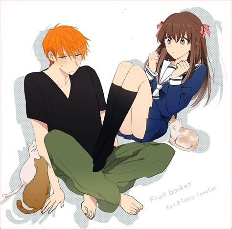 kyo sohma and tohru honda fruits basket anime fruits basket fruits