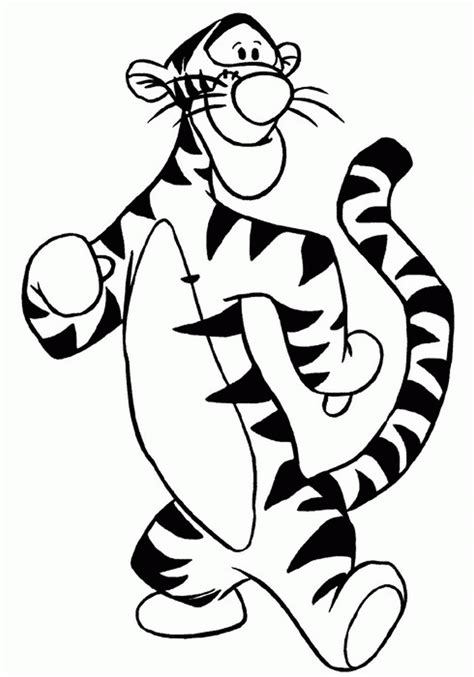 tigger pooh coloring pages coloring home
