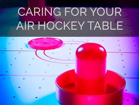 clean  air hockey table man cave advisor