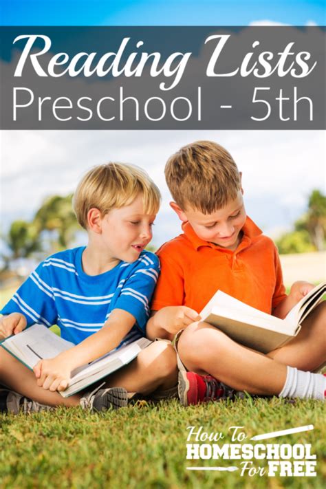 reading lists   age pre   grade