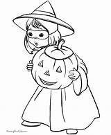 Halloween Coloring Pages Fun Costumes Scary Kids sketch template