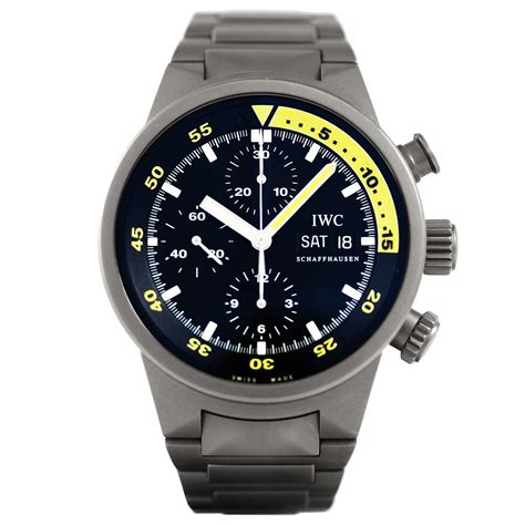 iwc aquatimer chronograph titanium iw van wonderen watches