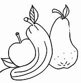 Coloring Bananas Apples Pages Outline Colouring Banana Tree Apple Kids Guava Guavas Print Fruits Mango Drawing Clip Clipart Vegetables Getdrawings sketch template