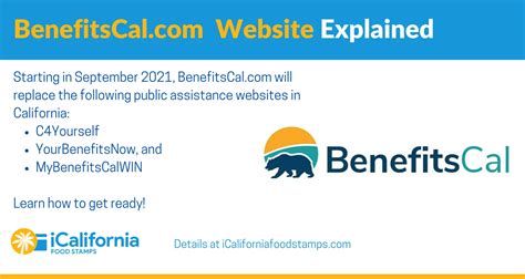 california benefitscal website california food stamps