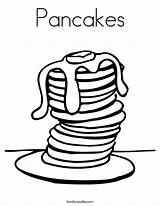 Pancake Pancakes Coloring Pages Worksheet Clipart Sheet Eat Birthday Print Drawing Colouring Dr Happy Template Seuss Twistynoodle Book Noodle Color sketch template