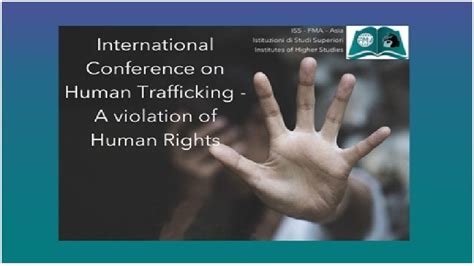 international conference on “human trafficking a violation of human