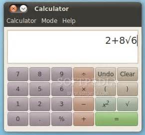improved calculator app  ubuntu