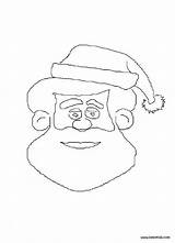 Santa Coloring Face Claus Beard Library Clipart Pere Dessin Noel Proverb Popular Today sketch template