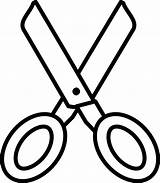 Scissors Coloring Pages Clipart sketch template