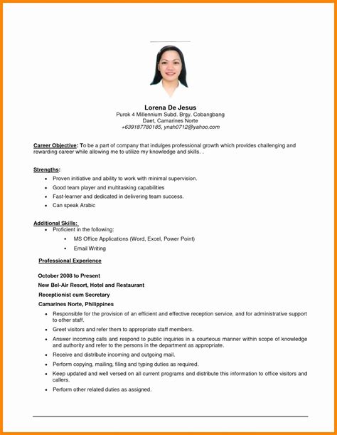 caregiver resume objective examples   application