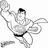 Superman Coloring Pages Getdrawings sketch template