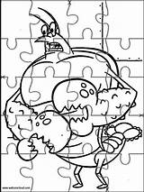 Spongebob Activities Websincloud Puzzles sketch template